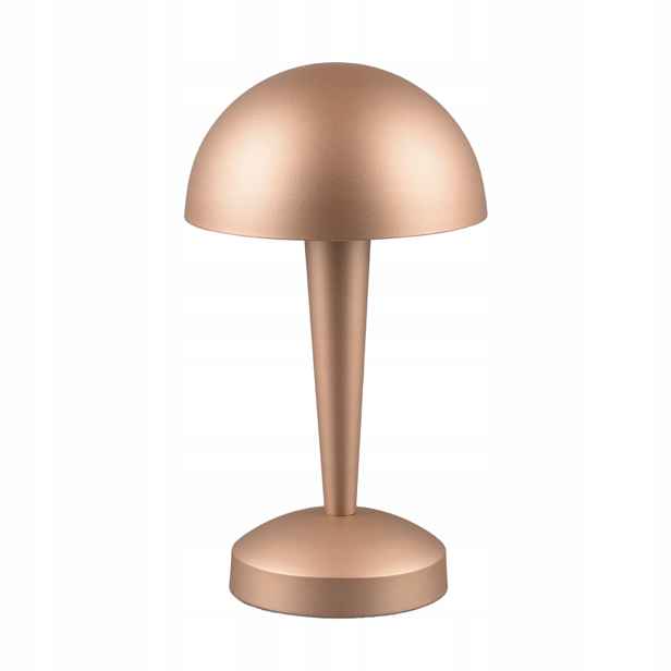 Stolní lampa hnědá s dotykovým osvětlením a žárovkou, teplá barva světla Rl
