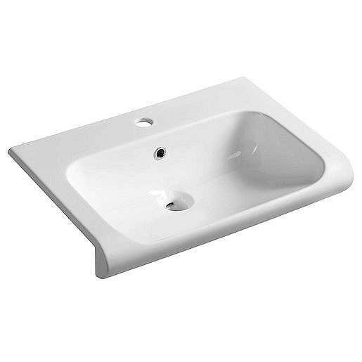 Umyvadlo Sapho Inka 60x40 cm otvor pro baterii, s přepadem 341101