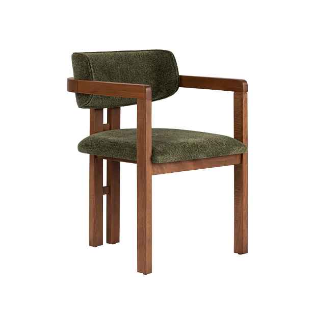 Casarredo Jídelní židle TOSCANA ořech/zelená