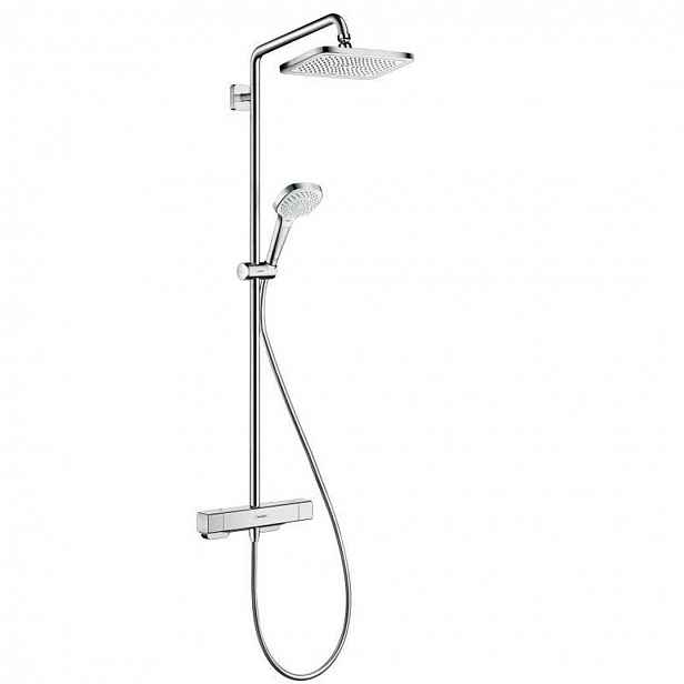 Hansgrohe Croma - Sprchový set Showerpipe s termostatem, 1jet, chrom 27630000