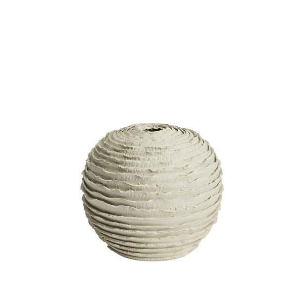 Krémová keramická ručně vyrobená váza (výška 21 cm) Evania – Kave Home