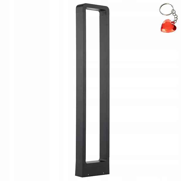 Venkovní zahradní sloupková lampa černá IP54 10W Led teplá Tk Lighting