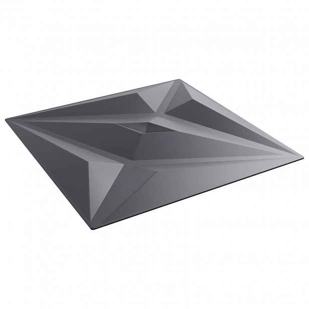 vidaXL Nástěnné panely 24 ks 50 x 50 cm Hvězdová šedá XPS pěna
