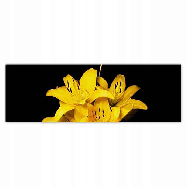 Plakáty 200x66 Kytice žlutých Lili