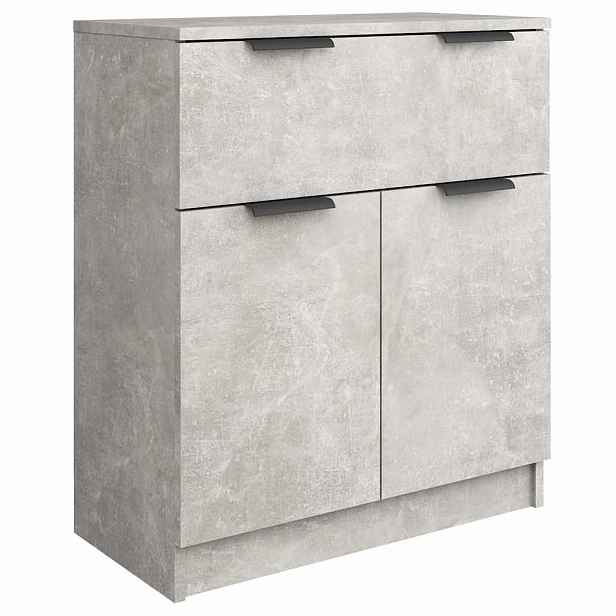 vidaXL Příborník betonově šedý 60 x 30 x 70 cm kompozitní dřevo