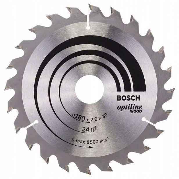 Bosch Pilový Kotouč Optiline Wood 180x30 Z24