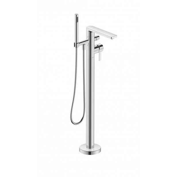 Duravit D-Neo - Vanová baterie do podlahy, chrom DE5250000010
