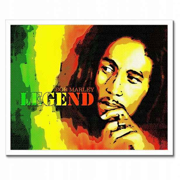 Plakáty v rámu 50x40 Bob Marley Legend