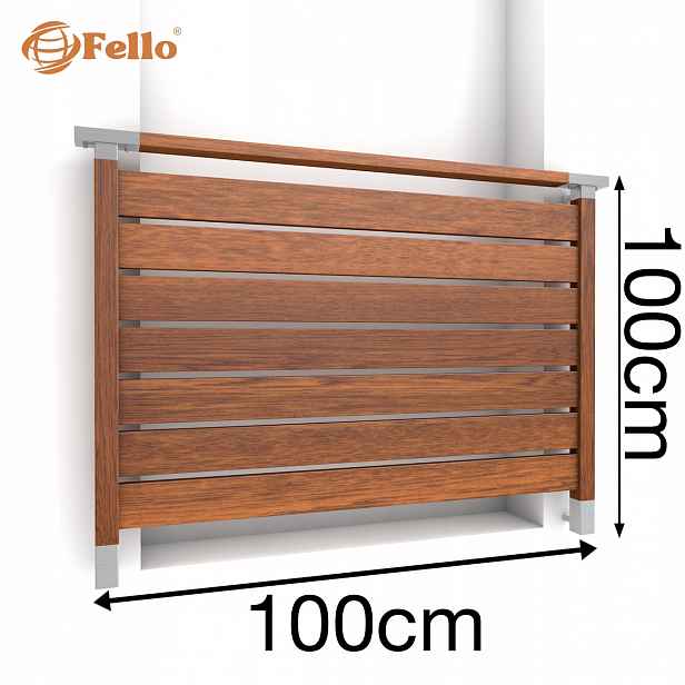 CLASSIC7 Francouzský balkon 100 cm Balustrada