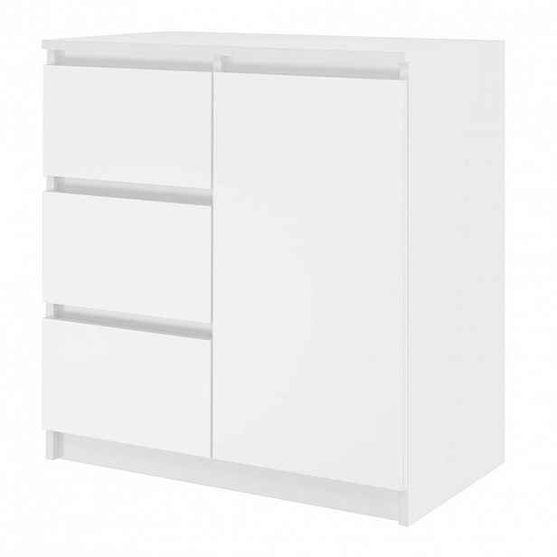 RAUMHIRSCH FURNITURE KOMODA bílá 80/75/40