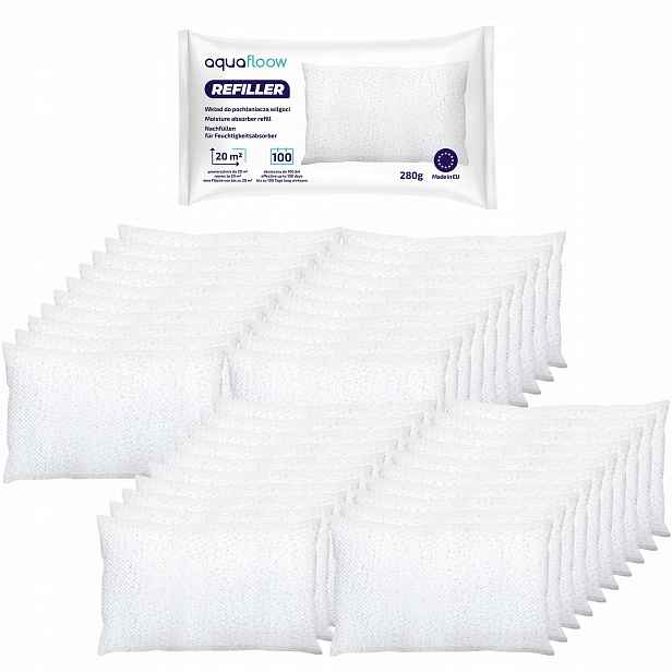 Vložky AquaFloow do pohlcovače vlhkosti 250 g, 40 ks, univerzální
