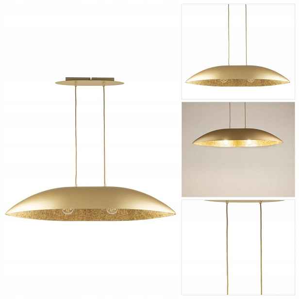 Závěsná lampa zlatá Gondola, moderní osvětlení kuchyně Sigma Lighting