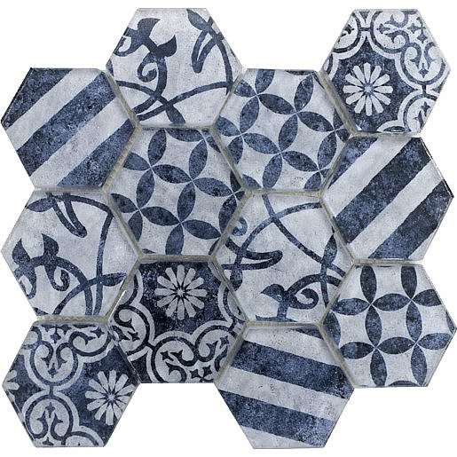 Skleněná mozaika azul 26x30 cm mat PATCHWORK73AZ