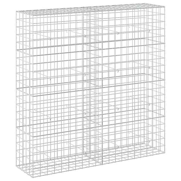 vidaXL Gabion s drátem 3,5 mm a síťkou 10x10 cm 200x50x200 cm