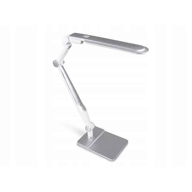 Led stolní lampa 9W Školní Kreslící Nastavitelná Stříbrná Dotyková Cct