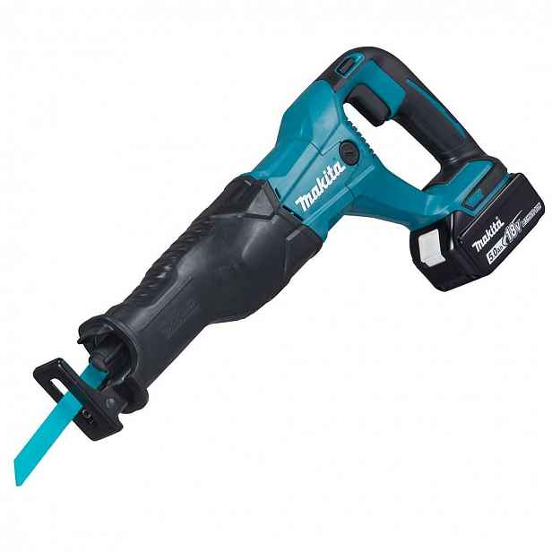 Makita - 18V AKU mečová pila, 2x aku Li-Ion LXT 5,0 Ah, nabíječka DJR186RTE