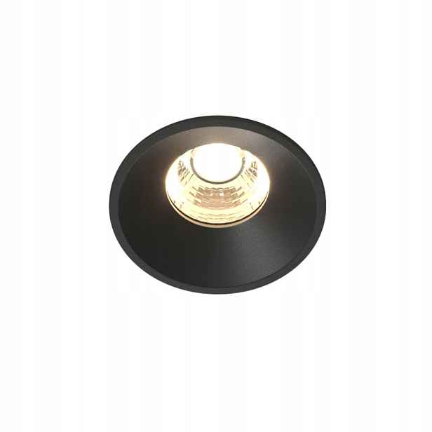 Zápustné svítidlo kulaté stropní svítidlo kulaté, kuželovité, černé, moderní Led 6 cm Maytoni
