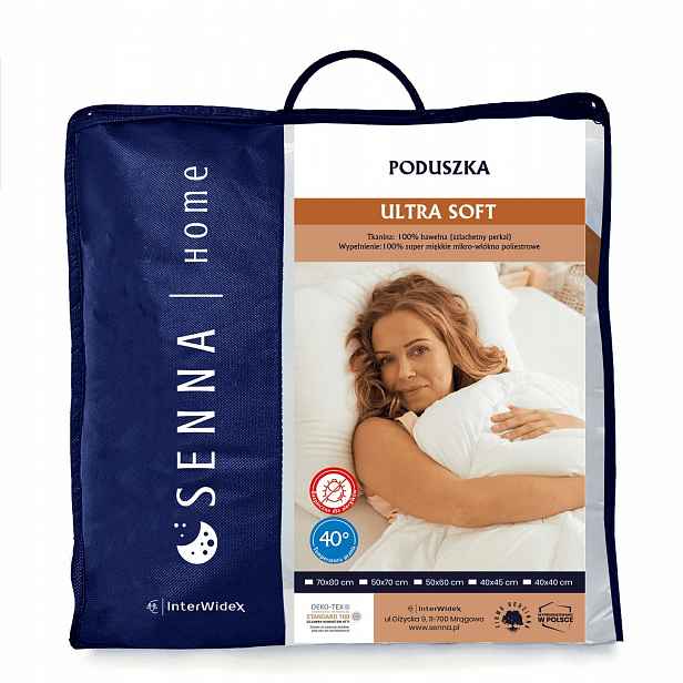 Inter Widex Polštář Ultra Soft Bílý 50x70 850 g