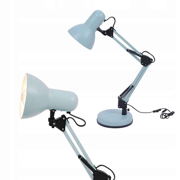 Kaja Nastavitelná stolní lampa, barva mátová, vyměnitelný zdroj světla Cosmo