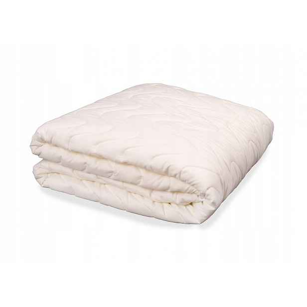 Letní Přikrývka Tenká 200 x 200 cm Krémová Antialergická pro Horké Noci pl