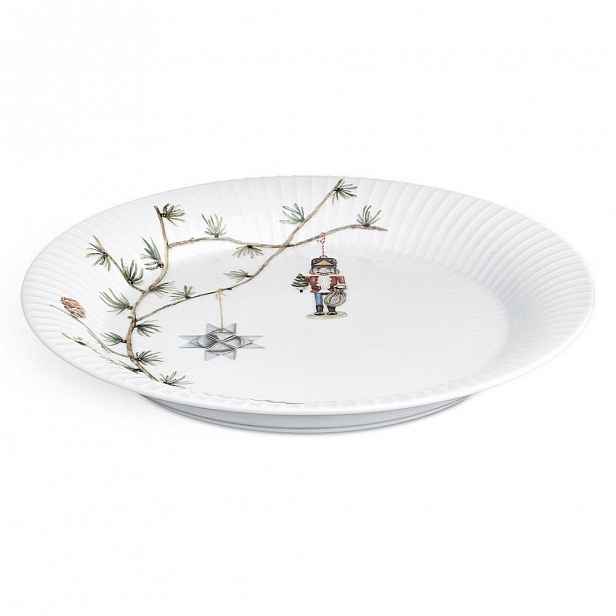 Porcelánový vánoční talíř Kähler Design Hammershoi Christmas Plate, ⌀ 27 cm