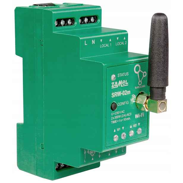 Inteligentní Ovladač Rolet SRW-02M Wi-Fi 230V Ac Zamel