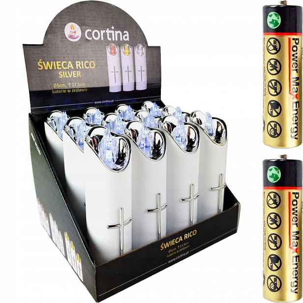 Sada 12 Ks Led Svíčka Na Baterie Vložka Hřbitovních Svíček 17cm Do Sničky Hřbitovní Svíčka Vložky