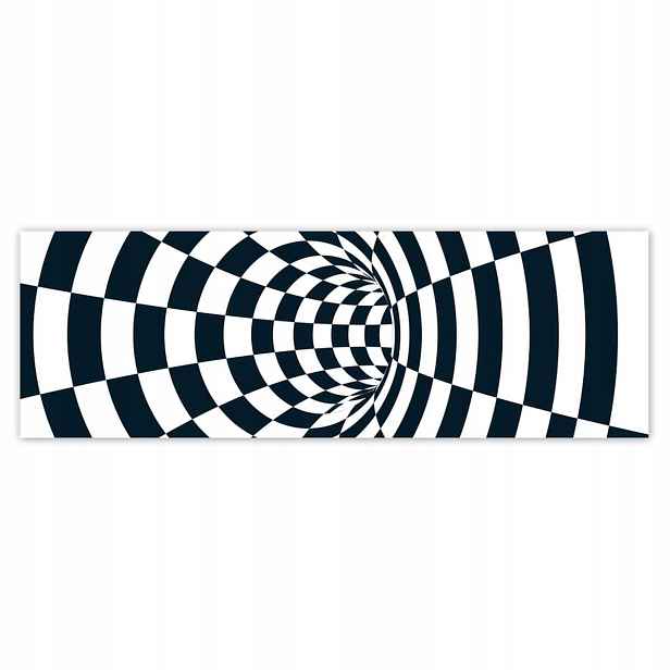 Plakáty 200x66 Abstrackja černobílá