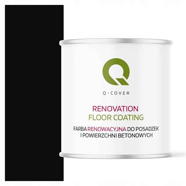 Barva Pro Renovaci Podlah Betonu Garáž Černá Ral 9005 Lesk 2,5L