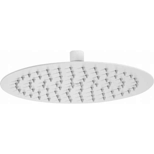 Dešťová sprcha ocelová 250 mm bianco kulatá – úspora vody, anti-calc