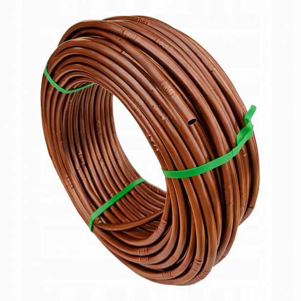 Kapková závlaha hnědá s kompenzací tlaku 16 mm 2 l/h, rozteč 33 cm 100