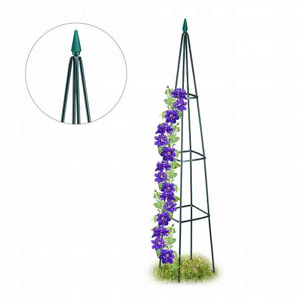 Pergola kovová Relaxdays sloupek 192 cm