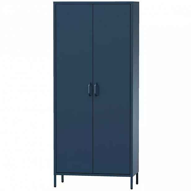 Skříň Kovová Flavio Modern Dark Blue