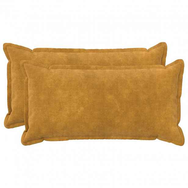 vidaXL Povlak na polštář 2 pcs HOUTEN Žlutá 40 x 70 cm