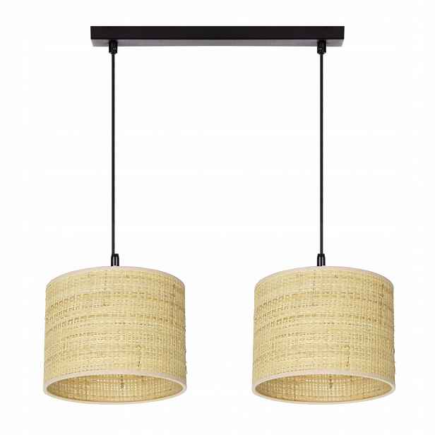 Závěsná Stropní Lampa Boho Ratanová Lampa E27 Led Ratanová Lampa