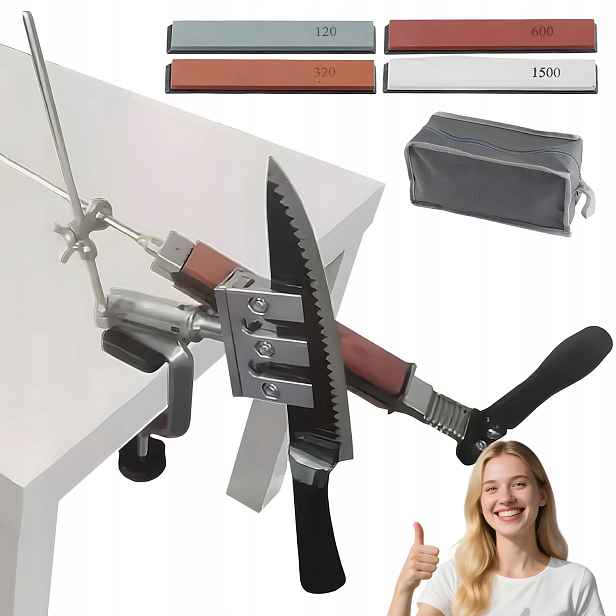 Brousek Pro Kuchyňské Nože Nůžek Nastavitelná, Odolná, 43.5*35 CM