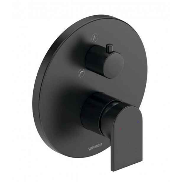 Duravit Tulum - Vanová baterie pod omítku, matná černá TU5210012046
