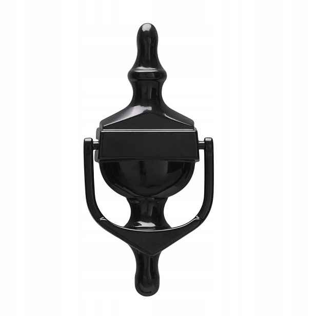 Klasická dveřní záplata černá Victorian Velká 193 mm x 88 mm x 17 mm