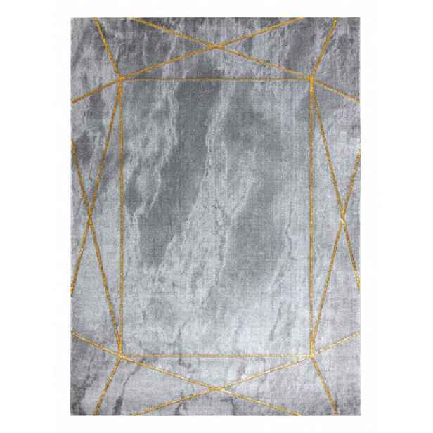 Kusový koberec Emerald 1022 grey and gold, 140x190, šedá, chodba / předsíň, Dywany Łuszczów