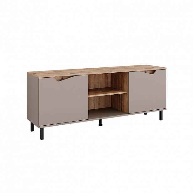 Vicco NÍZKÝ NÁBYTEK POD TELEVIZI Marelle Béžový dub/Artisan 150 x 60 cm se 2 dveřmi