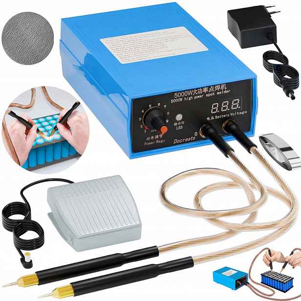 Bodová Svářečka Pro Domácnost 5000W 4000MAH, Nožní Spínač