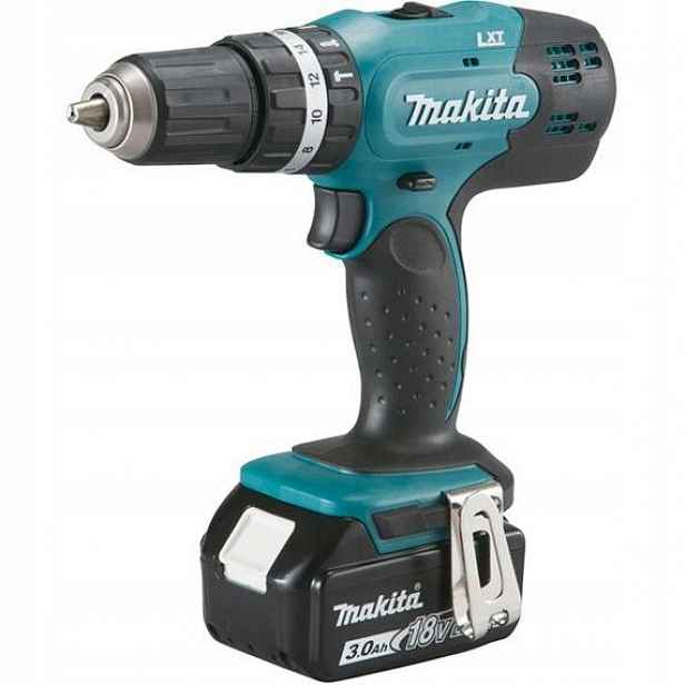 Makita DHP453SFE aku příklepová vrtačka 18V/2*3Ah, 42Nm, 0-400/1300 ot./min