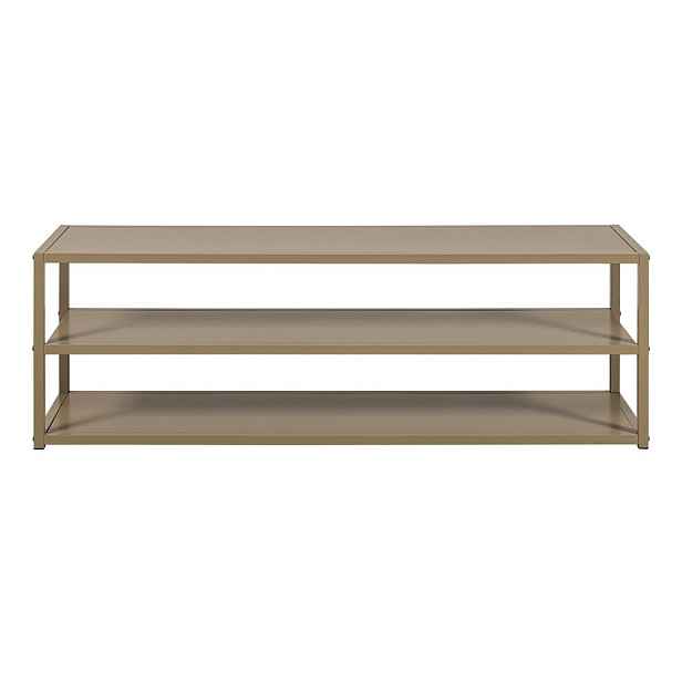 Taupe kovový TV stolek 120x40x35 cm Teun – WOOOD