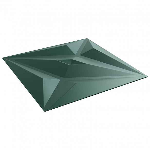vidaXL Nástěnné panely 48 ks 50 x 50 cm Hvězdová zelená XPS pěna