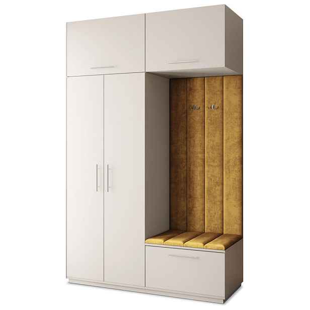 MASSENO MODERNÍ PŘEDSÍŇOVÁ SESTAVA REMA, 150/240/60 cm, kašmírová