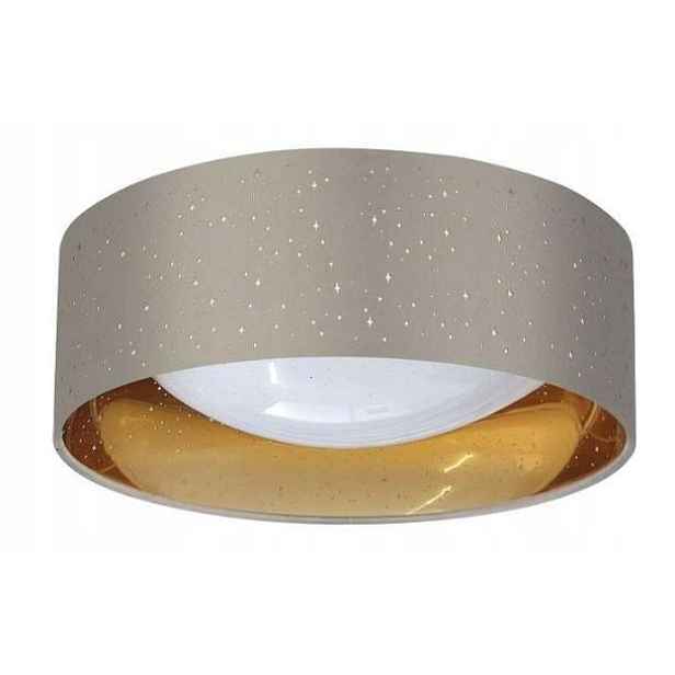 Stropní Svítidlo Tuluza 32cm 18W 1850lm 4000K taupe+zlatá