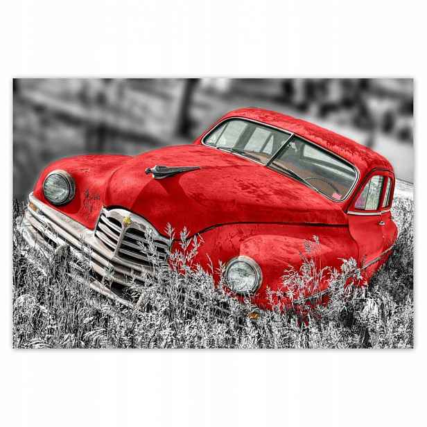 Plakáty 200x135 Červené staré auto
