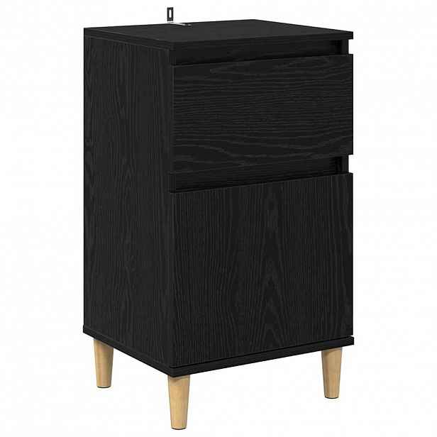 vidaXL Noční skříňka Černý dub 40 x 35 x 70 cm Kompozitní dřevo