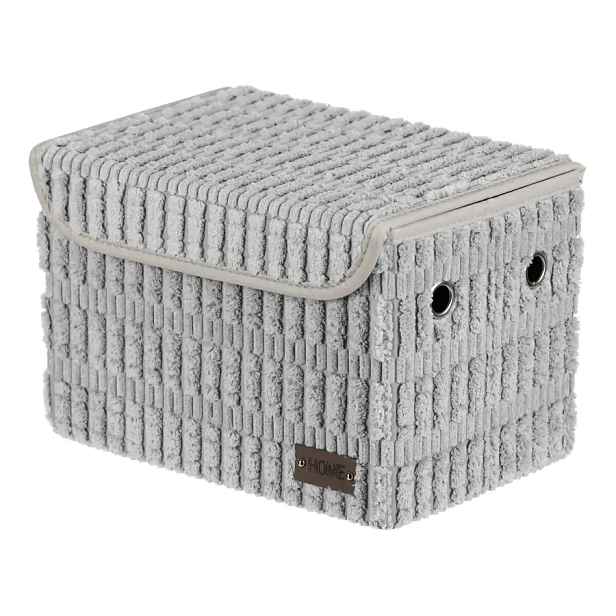 Autronic Úložný box s víkem DT3026 GREY – šedý