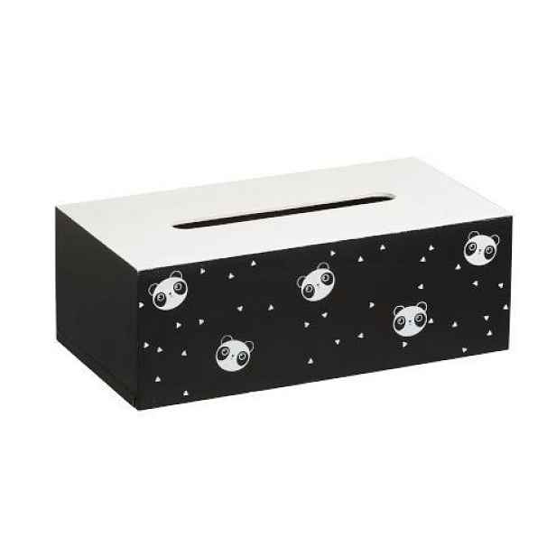 Box na papírové kapesníčky Panda -25*13*8,5cm J-Line by Jolipa